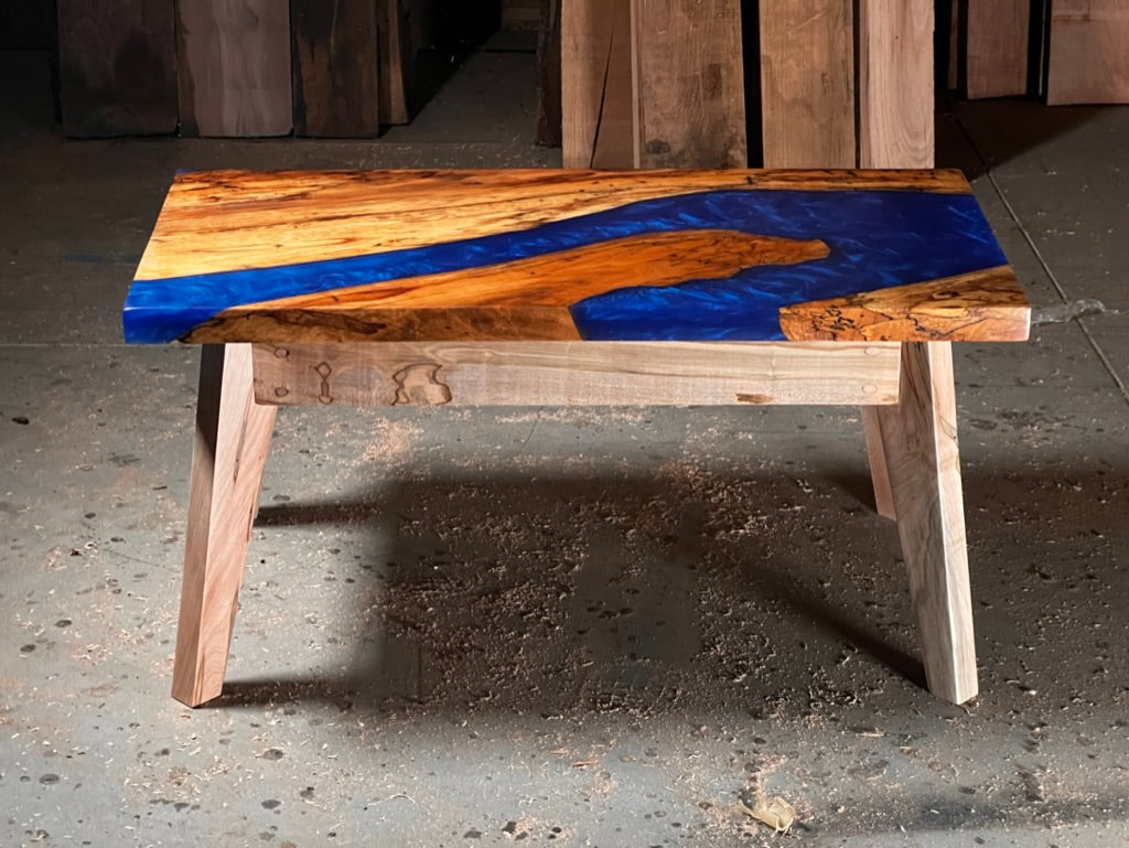 Epoxy river table