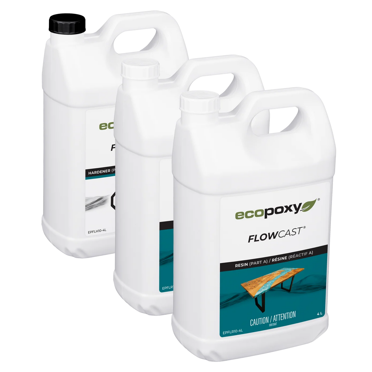 EcoPoxy FlowCast deep pour epoxy kit