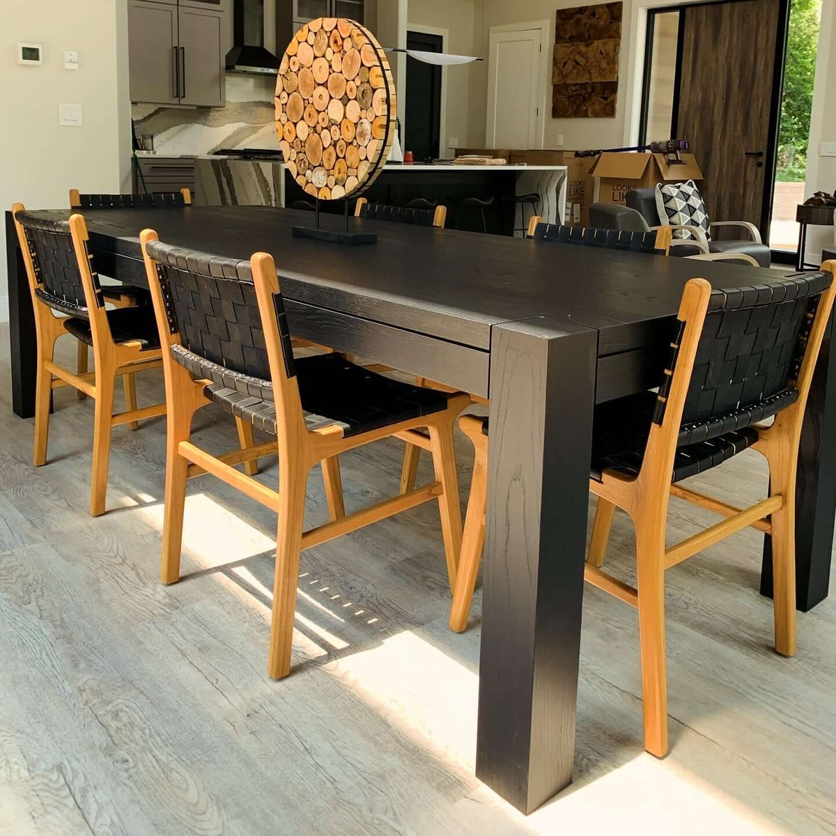 The Cornerstone Dining Table built by M2 Furniture Company