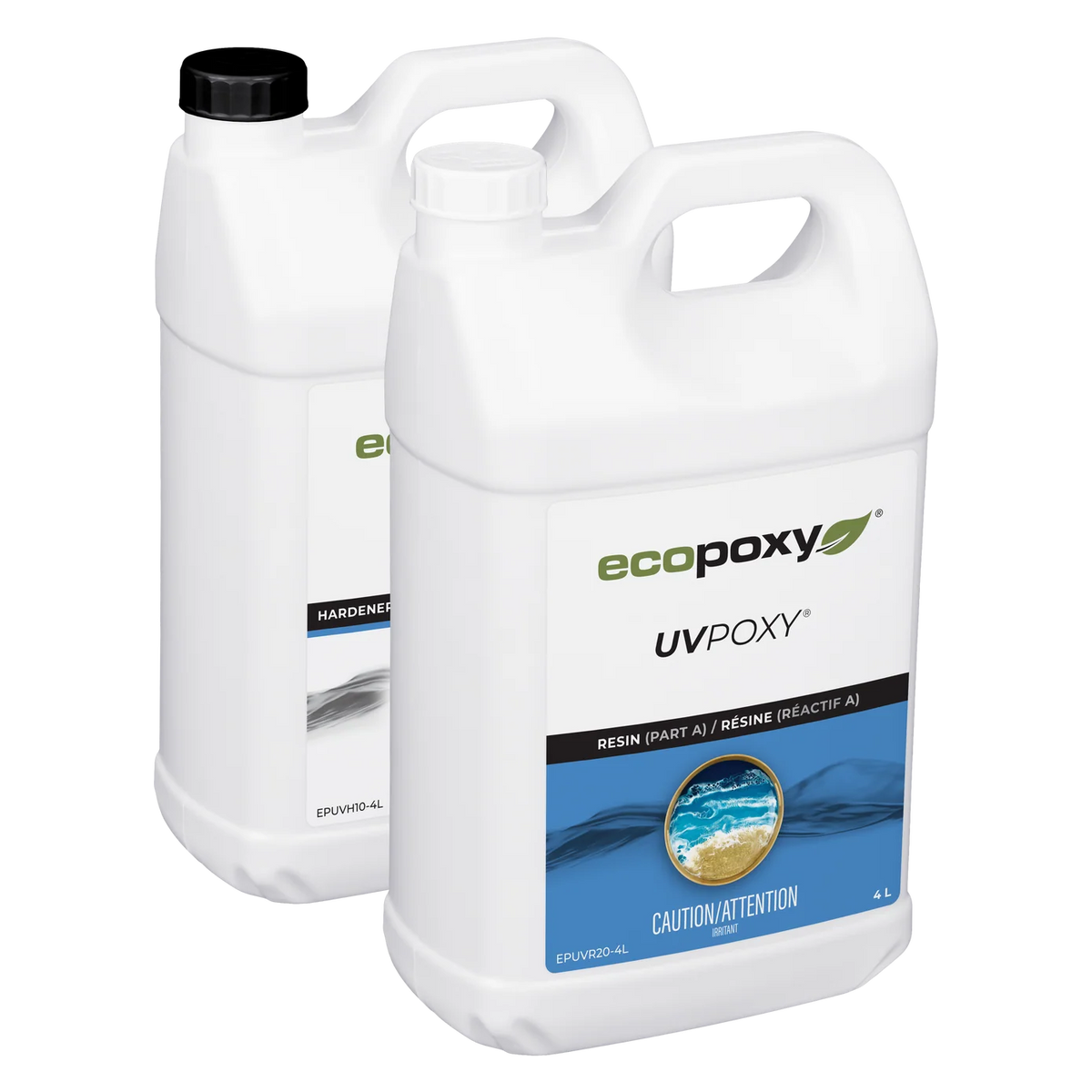 Epoxy mixing and pouring supplies