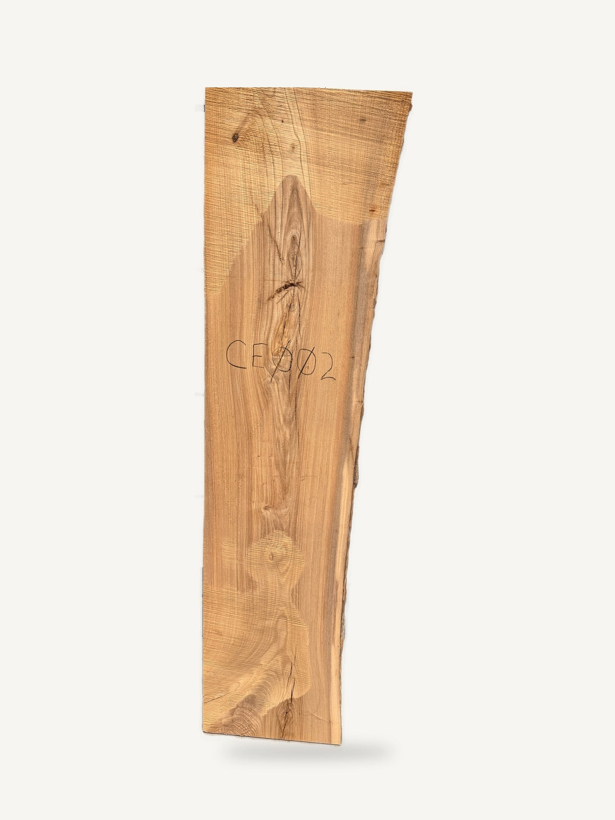 Chinese Elm live edge slab CE002, back