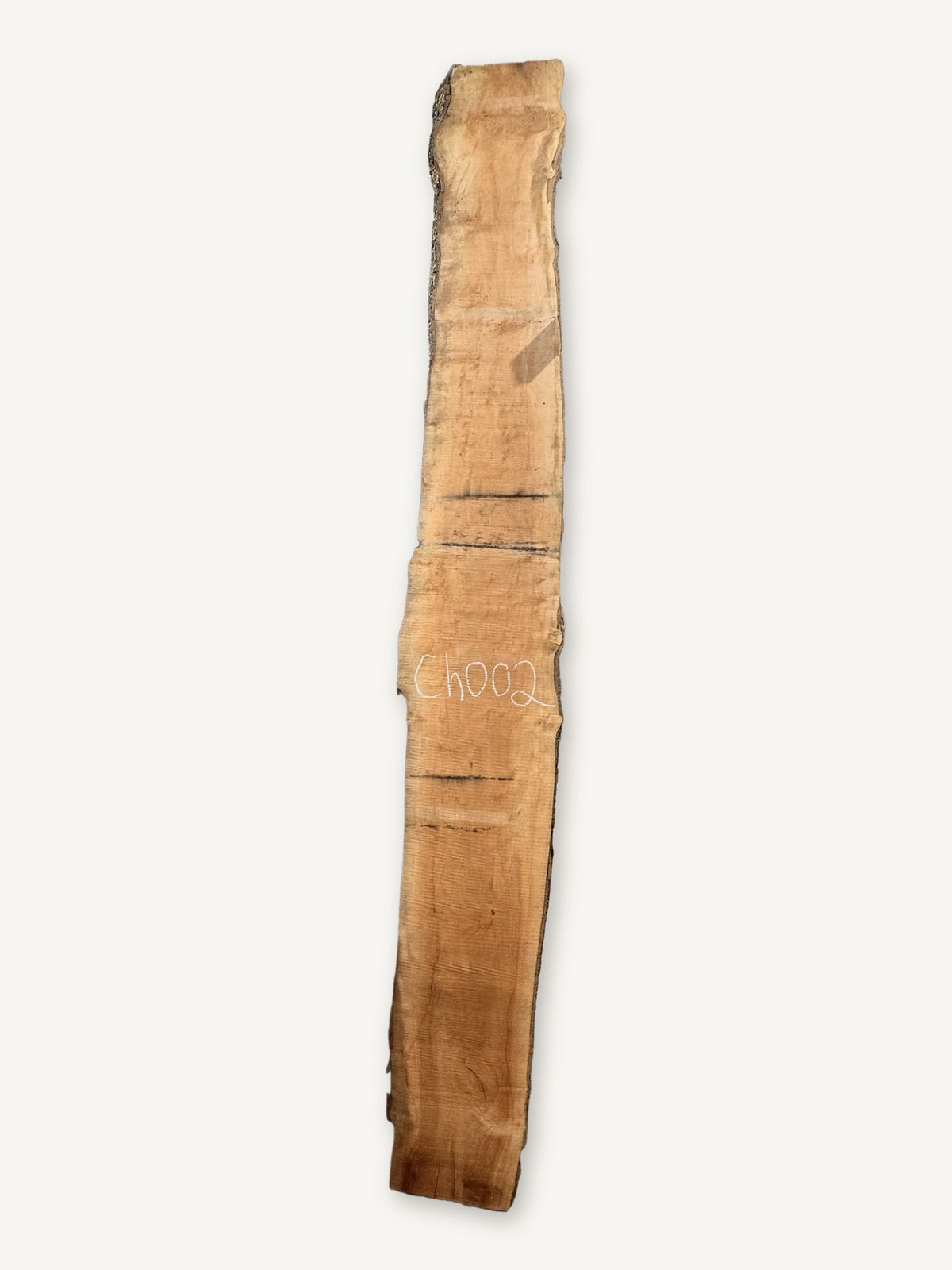 Cherry live edge slab CH002, front face