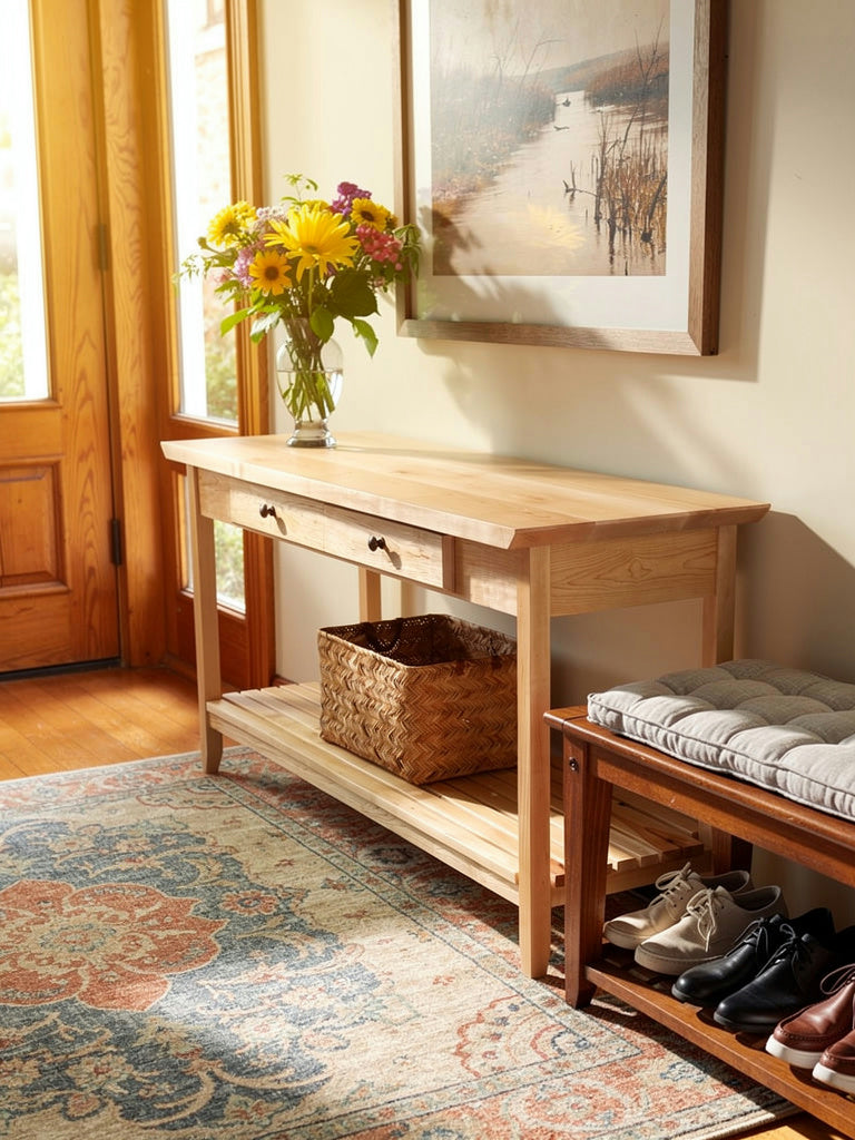 The Cece Console Table built by M2 Furniture Company