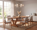 The Kardia Trestle Dining Table built by M2 Furniture Company