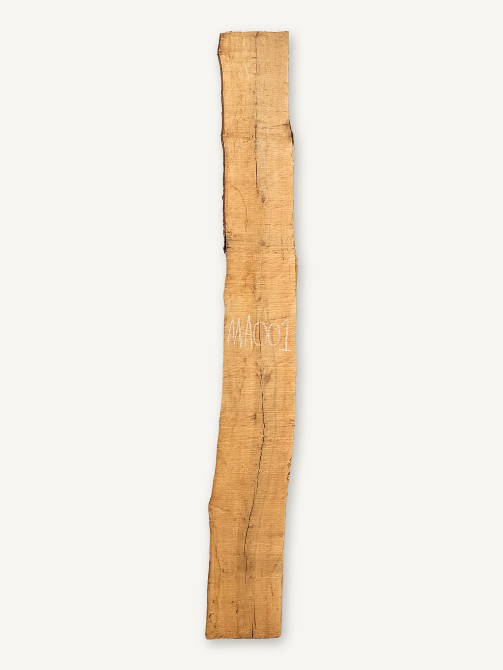 Maple live edge slab MA001, front face