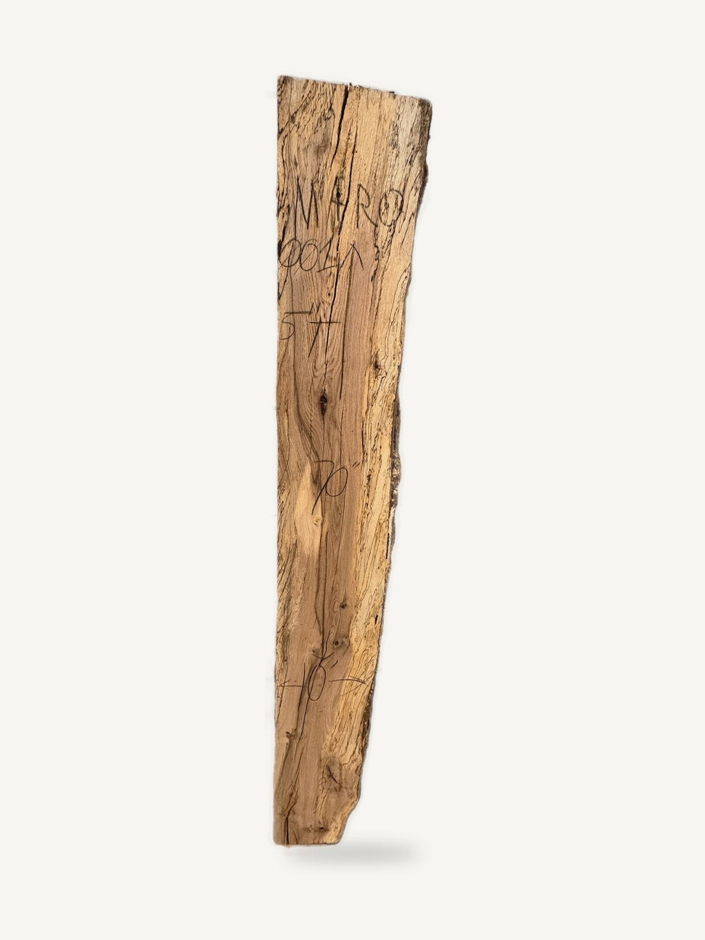 Mantle - MARO001 - Red Oak - 76in L x 12in W x 4.5in T, second view