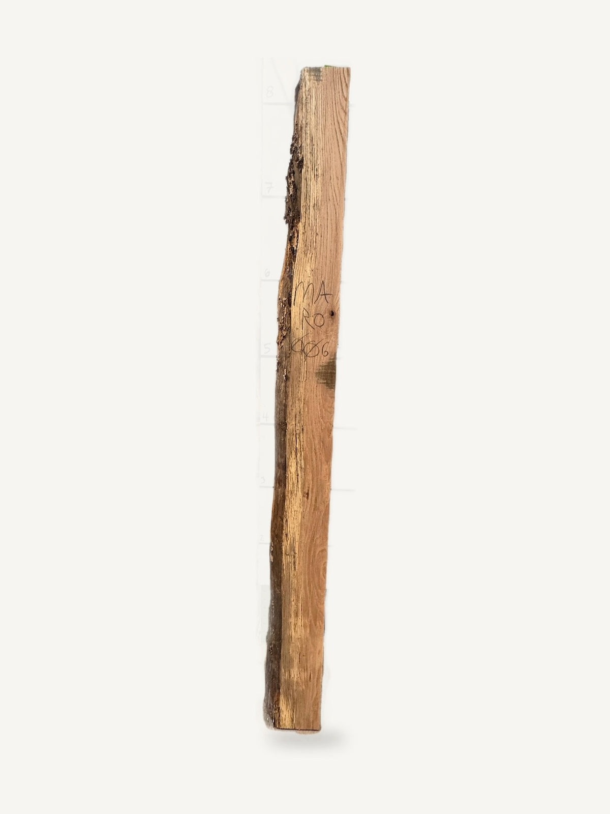 Mantle - MARO006 - Red Oak - 96in L x 9in W x 4.5in T, second view