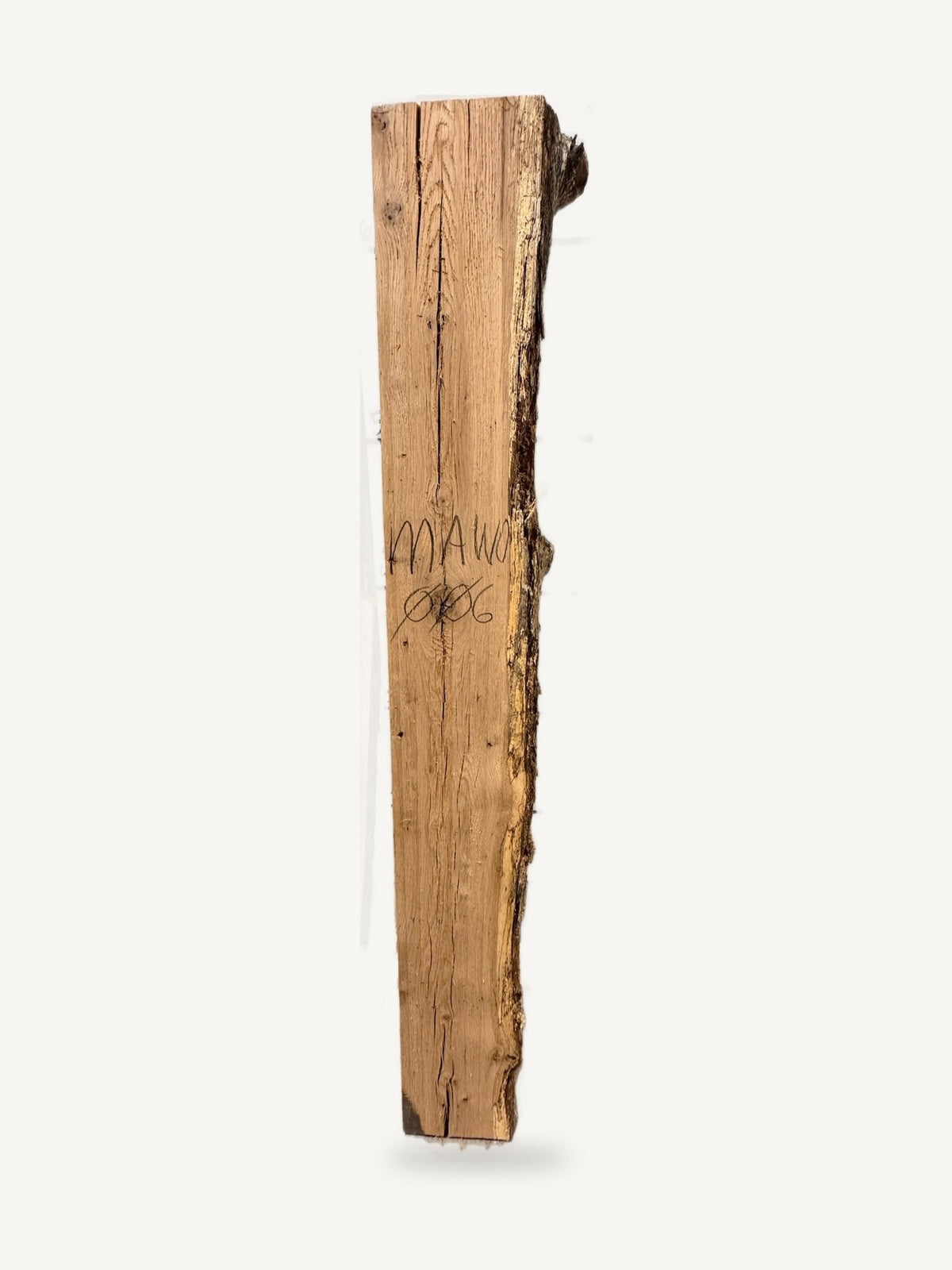 Mantle - MAWO006 - White Oak - 76in L x 10in W x 6in T, third view