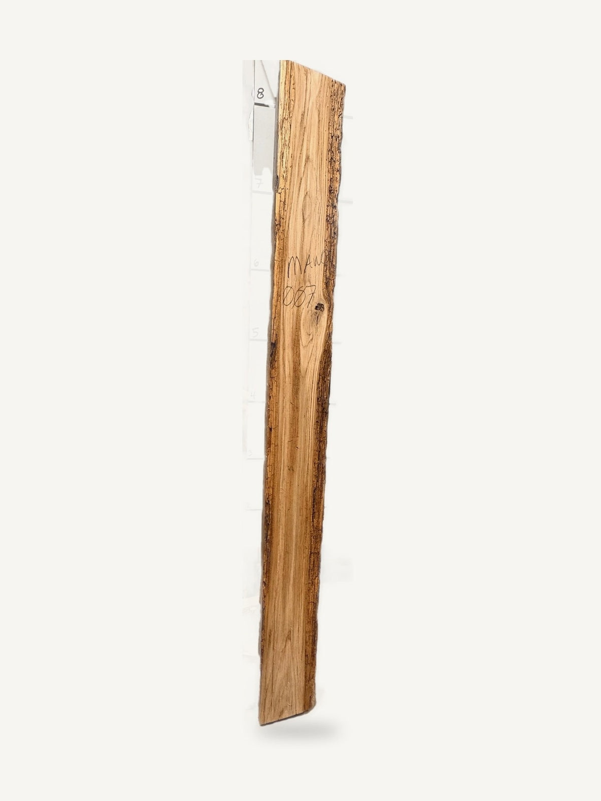 Mantle - MAWO007 - White Oak - 98in L x 9.5in W x 4.5in T, second view