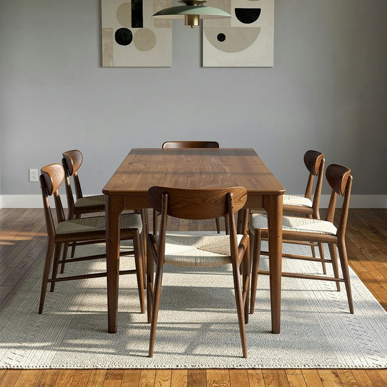 The Modern Shaker Dining Table built by M2 Furniture Company