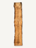 Pecan live edge slab P002, front face