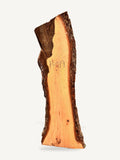 Pecan live edge slab P019, front face