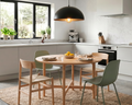 The Round Mick Dining Table built by M2 Furniture Company