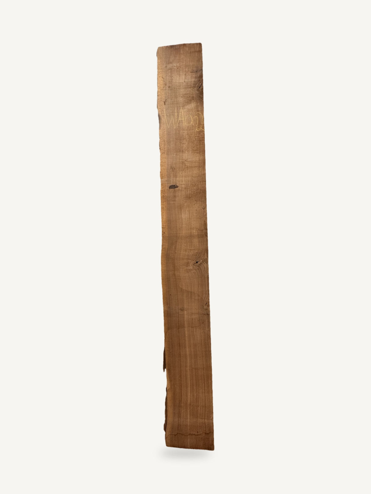 Black walnut live edge slab WA002, front face
