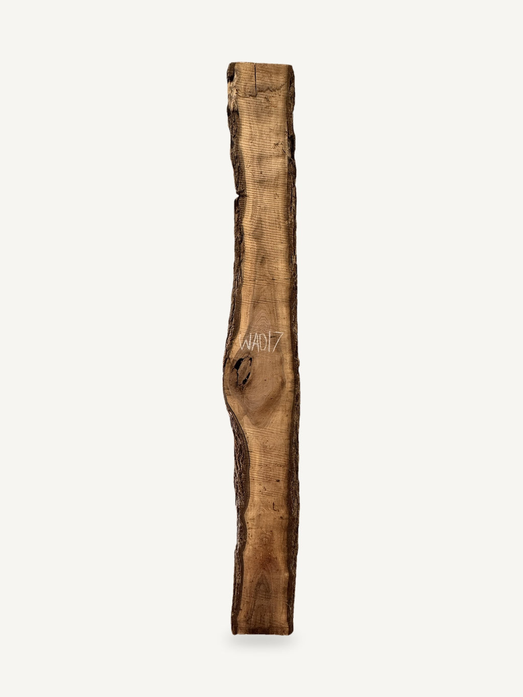 Black walnut live edge slab WA017, front face