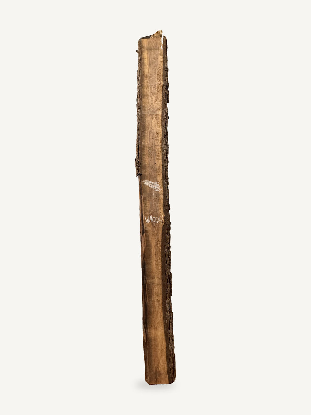 Black walnut live edge slab WA024, front face