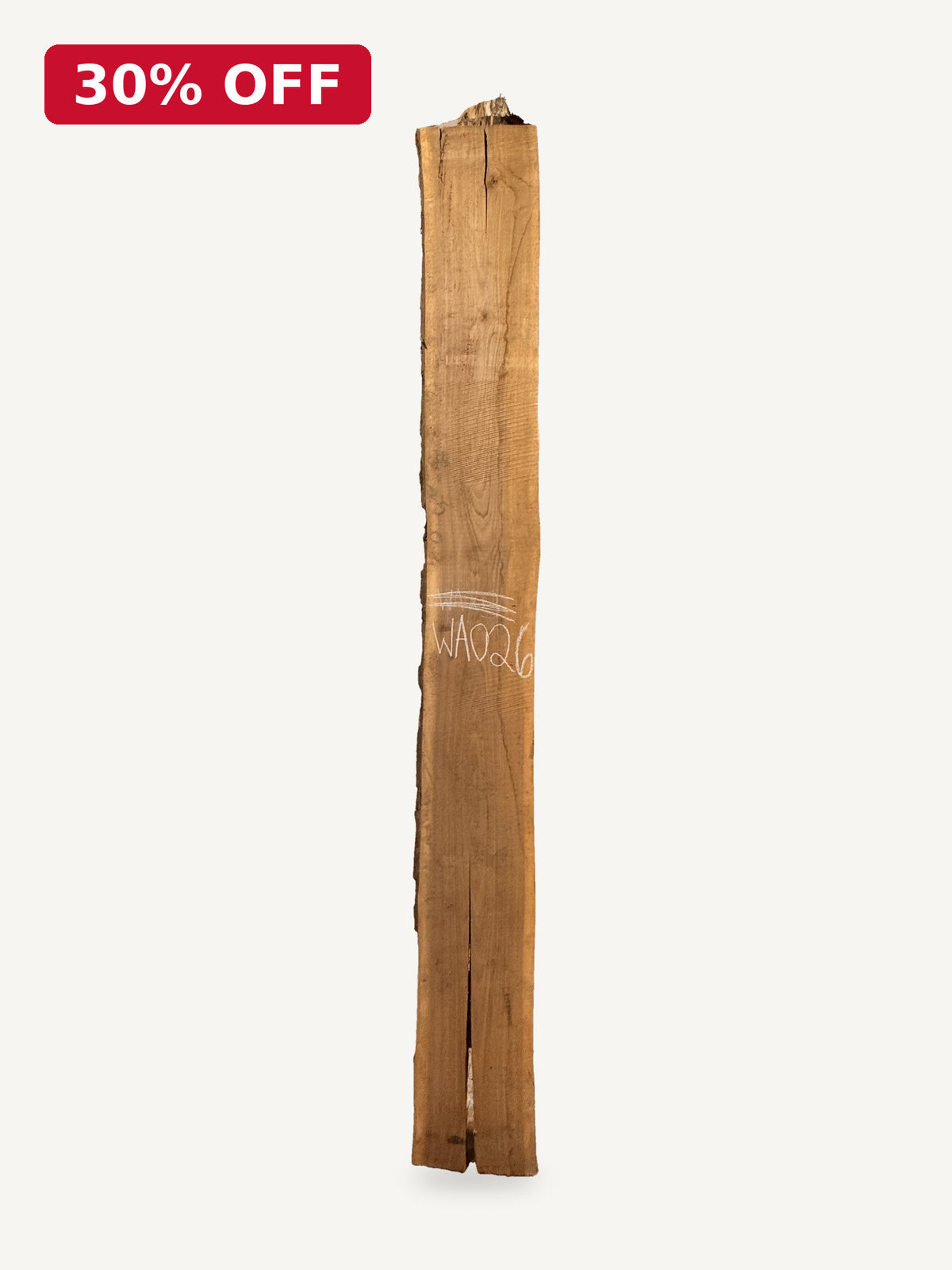 Black walnut live edge slab WA026, front face