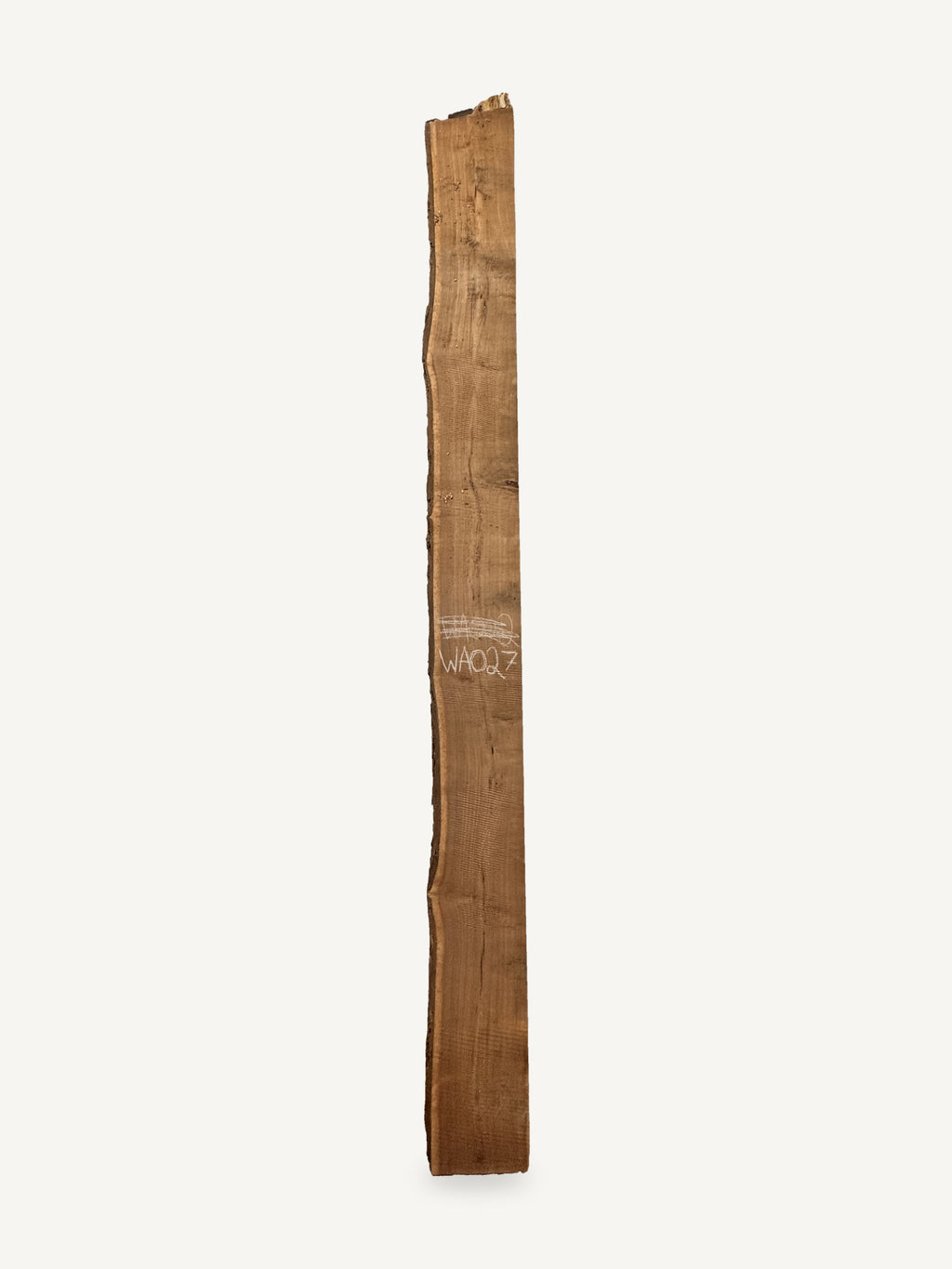 Black walnut live edge slab WA027, front face