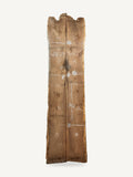 Bookmatched pair of black walnut live edge slabs WA029B, with chalked dimensions