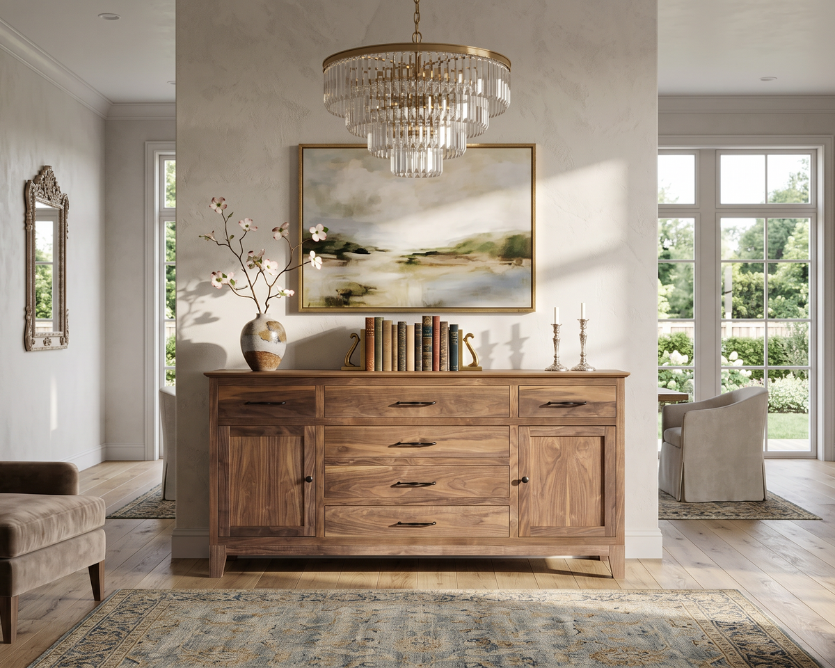 The Shaker Sideboard Cabinet built by M2 Furniture Company
