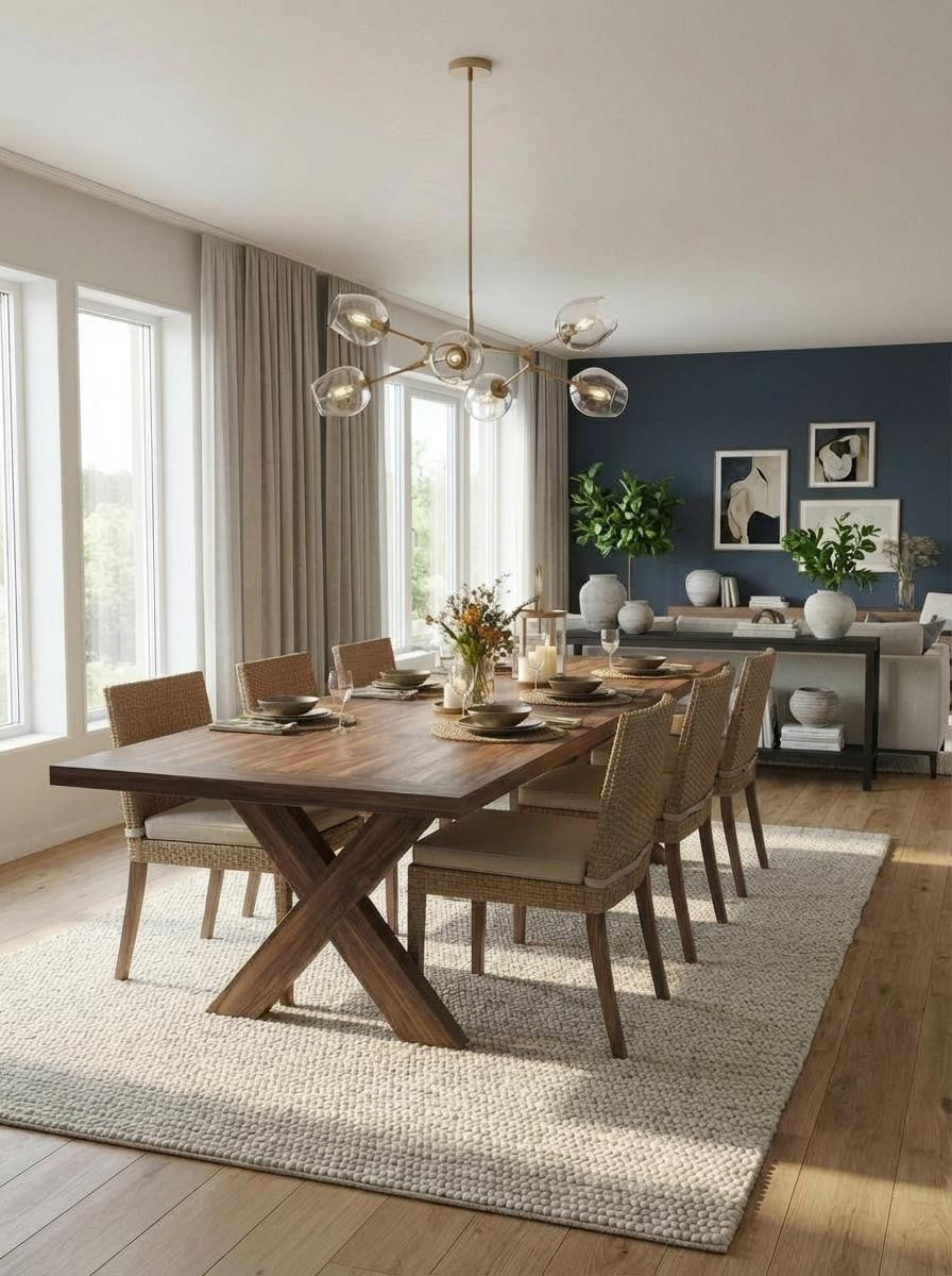 The Axis Dining Table built by M2 Furniture Company