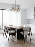 The Bridgeway Trestle Dining Table built by M2 Furniture Company