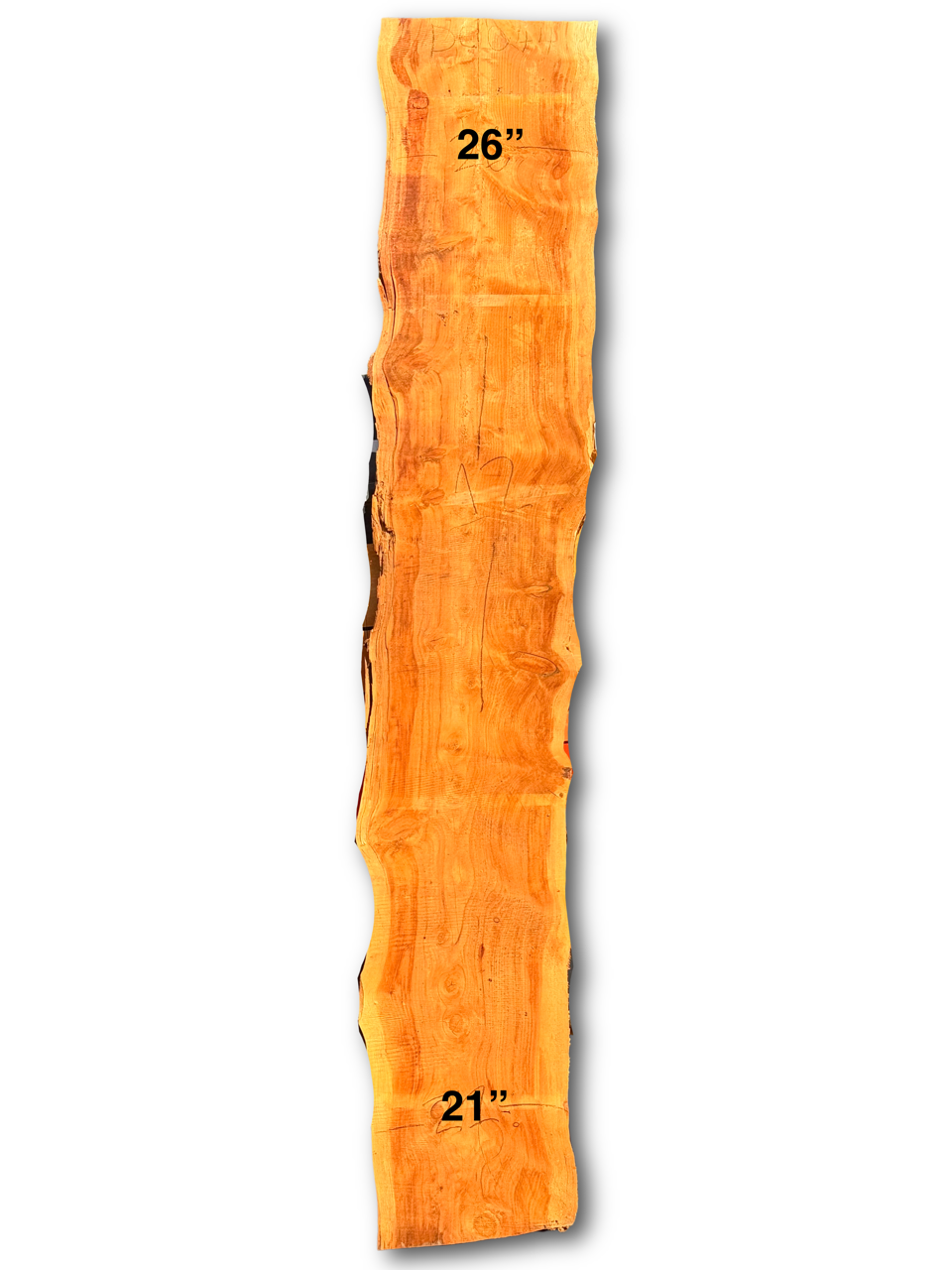 Deodar Cedar Slab - DC-044 - 144in L x 23.5in W x 2.5in T