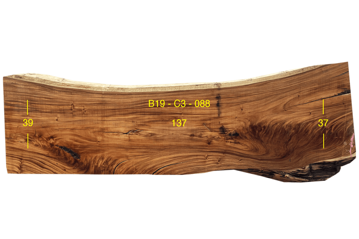 Monkey Pod Slab - C3-B19-088 - 137in L x 38in W x 3in T