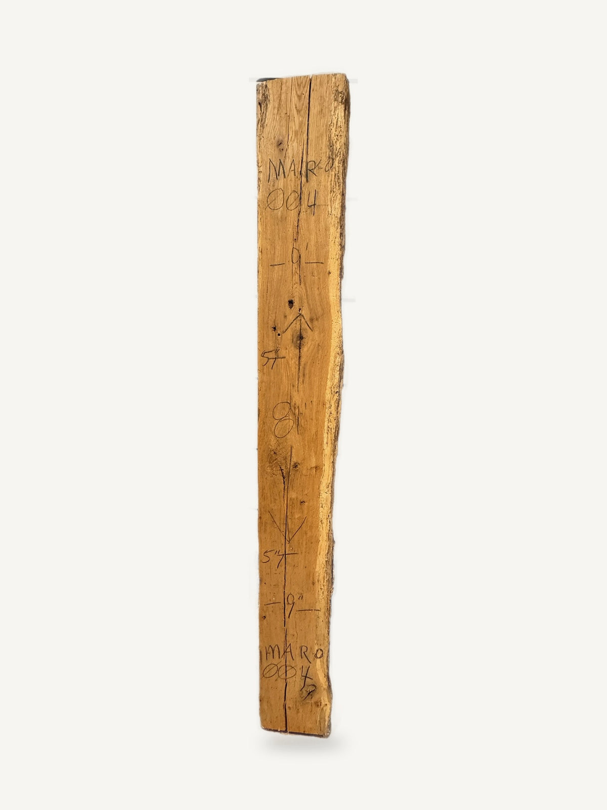 Mantle - MARO004 - Red Oak - 81in L x 9in W x 5in T