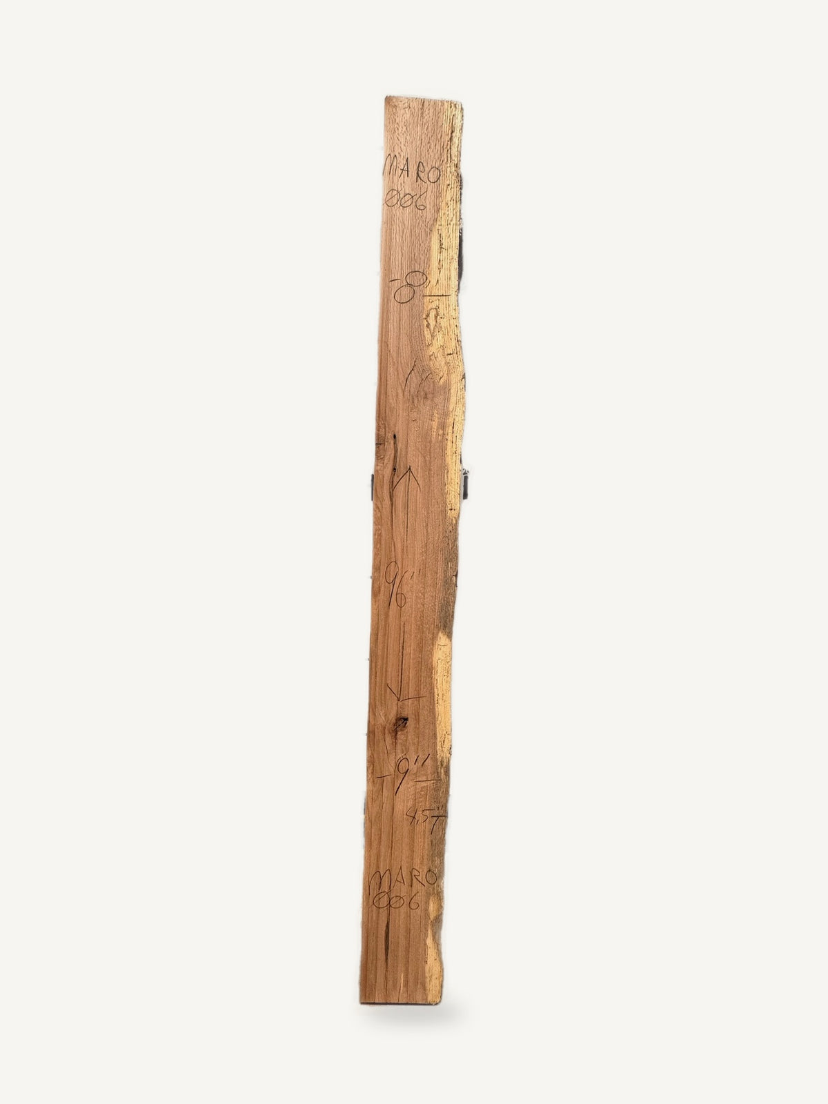 Mantle - MARO006 - Red Oak - 96in L x 9in W x 4.5in T