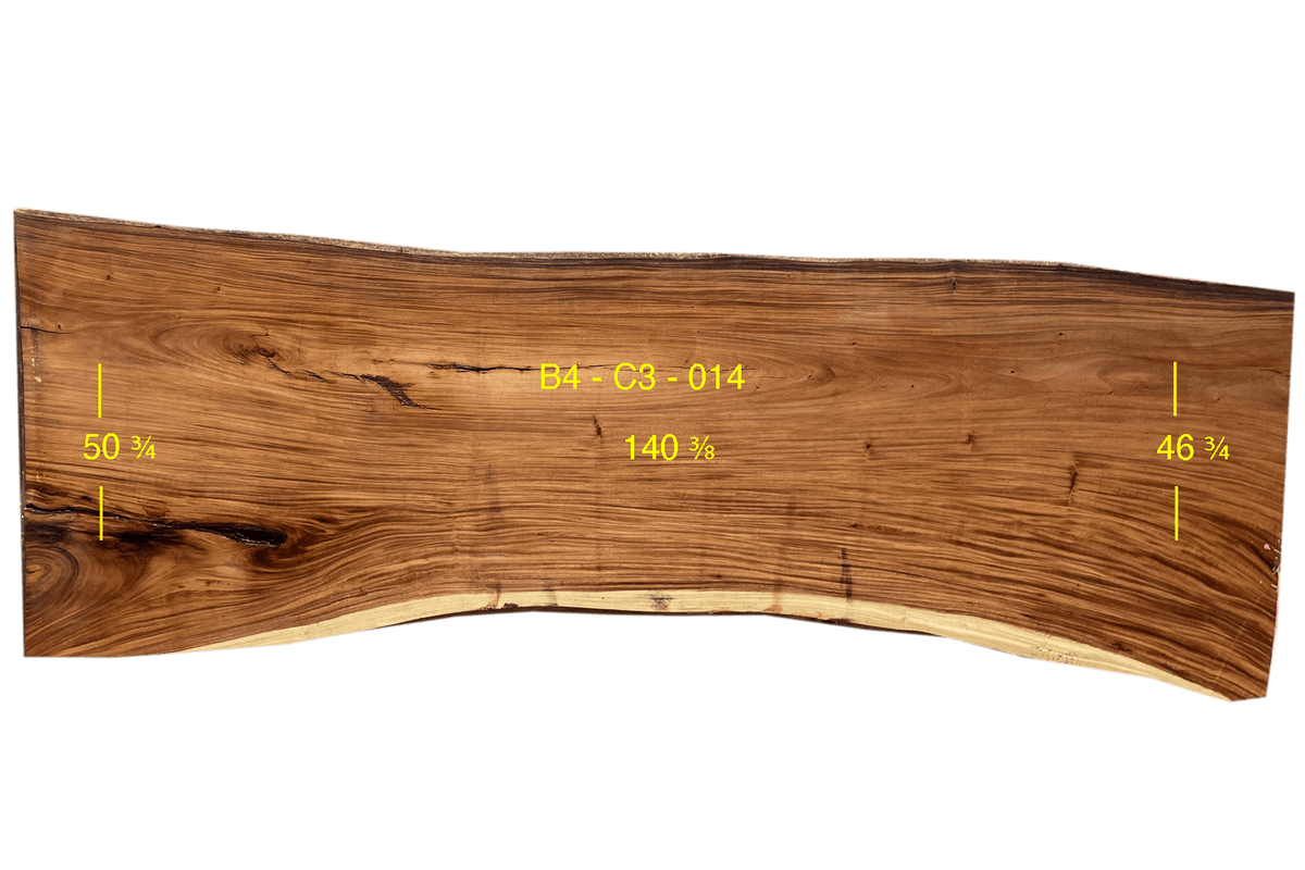 Monkey Pod Slab - C3-B4-014 - 140.4in L x 48.8in W x 3in T