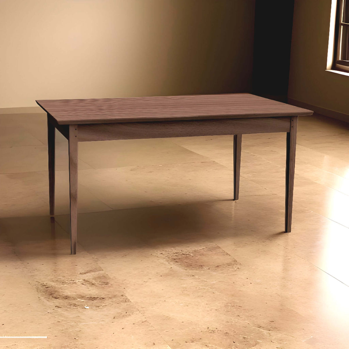 The Simple Shaker Kitchen Table built by M2 Furniture Company