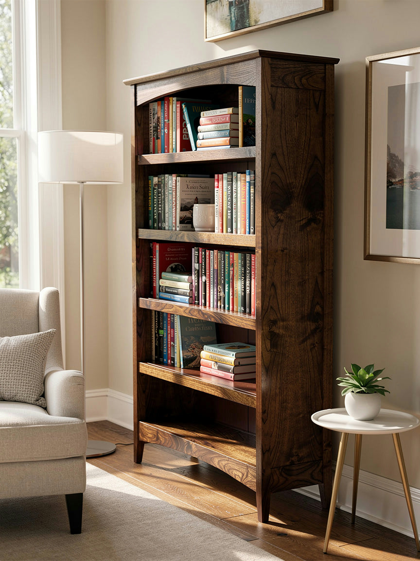 The Shaker Book Case built by M2 Furniture Company