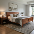 The Simple Shaker Bed built by M2 Furniture Company